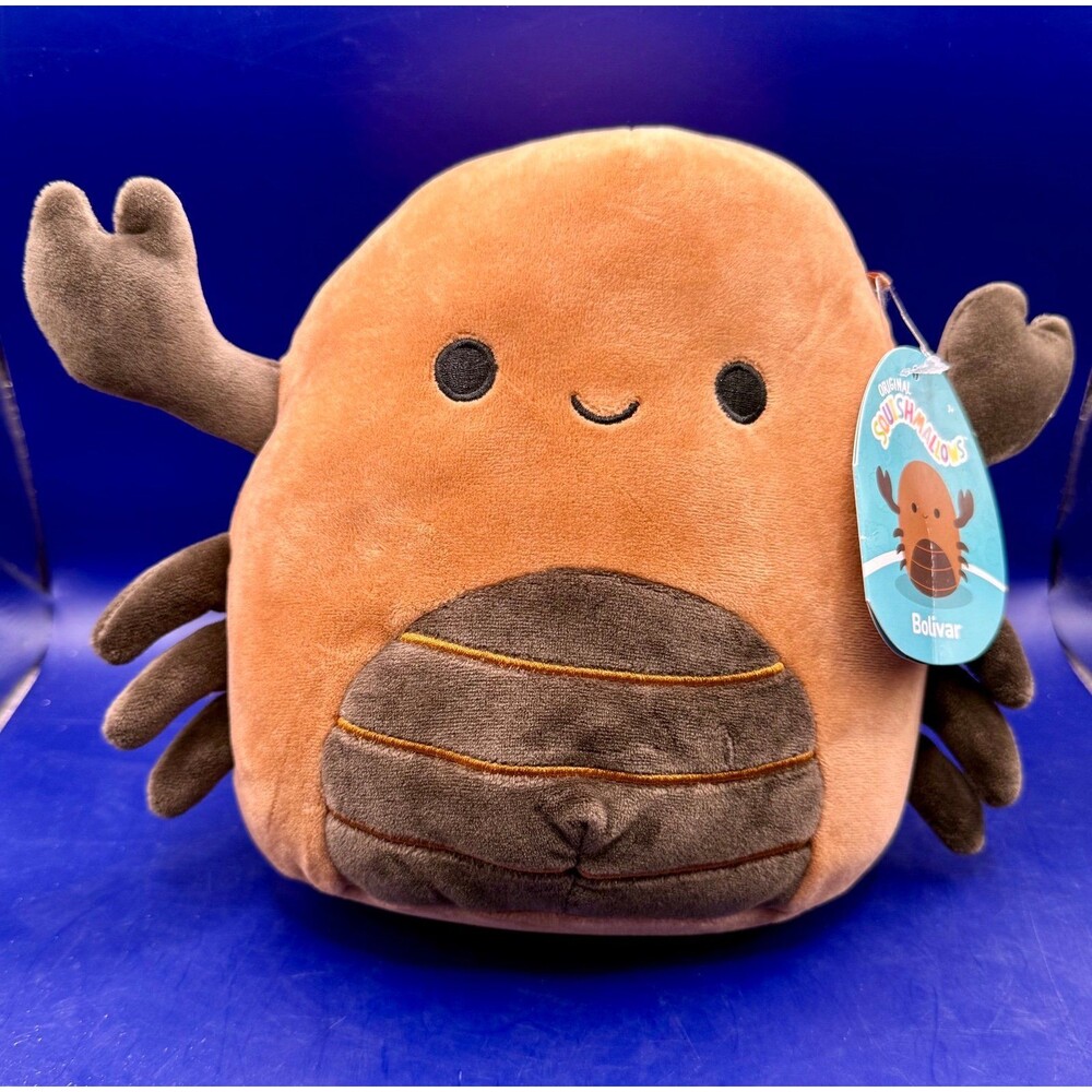 Squishmallows 8" Bolivar the Scorpion Plush NWT Brown S8 #1858